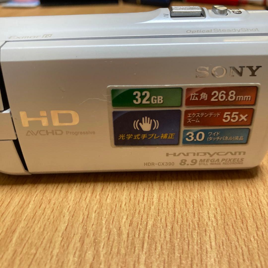 SONY HDR-CX390 ハンディカム フルHD 1080p 32GB