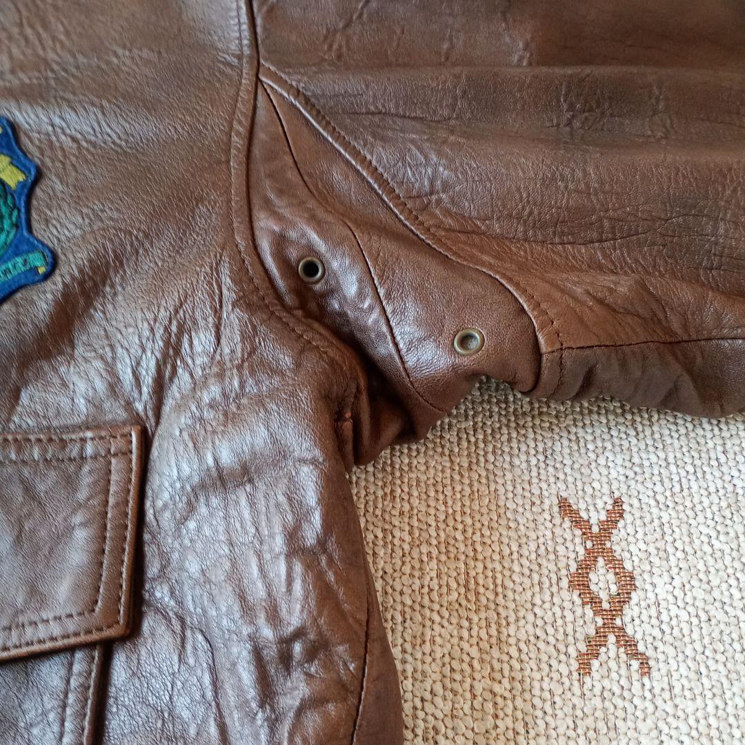 〈ROBO〉 レザージャケット（羊革） Lサイズ　ヴィンテージ品