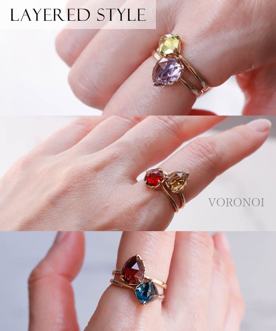 こ*す様 MINAMO VORONOI ボロノイk10 リングshizuku ペ