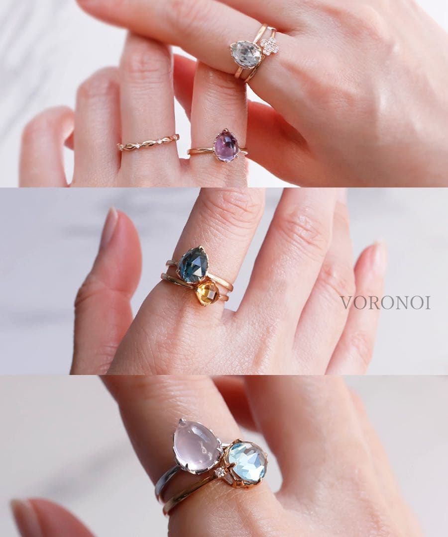 こ*す様 MINAMO VORONOI ボロノイk10 リングshizuku ペ