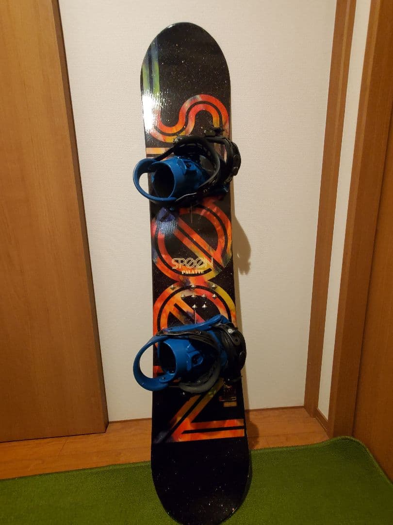 Spoon 子供 スノーボード ビンディング カバー付き　135cm