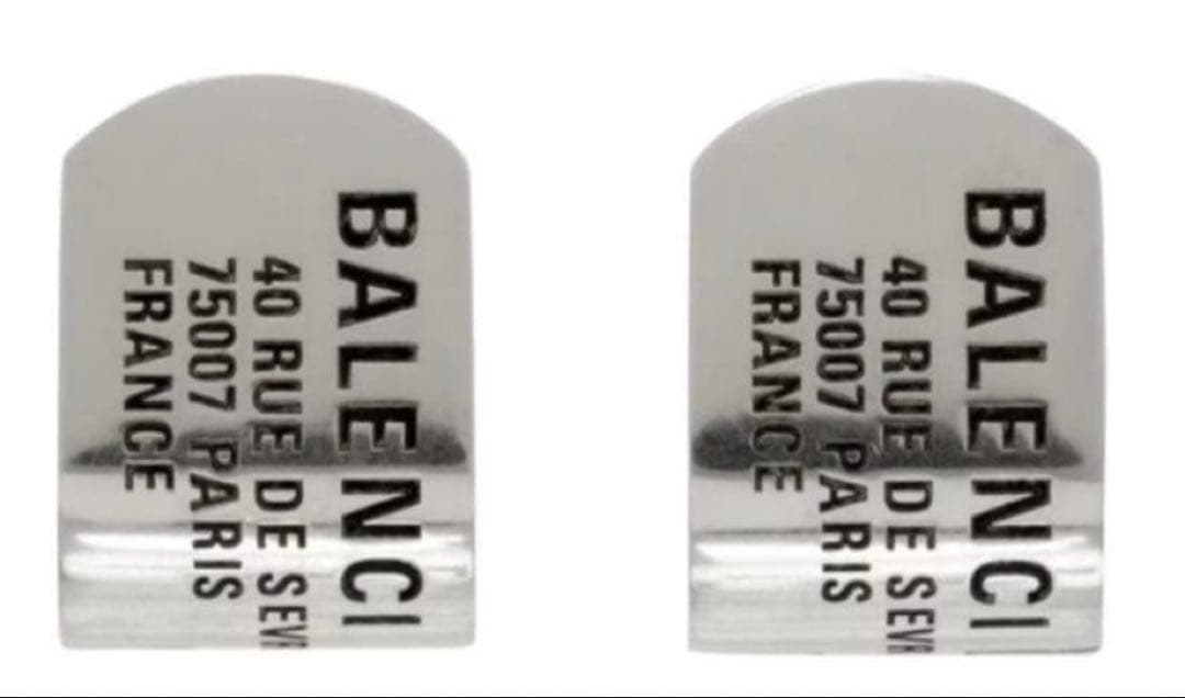 【最終値下げ】BALENCIAGA スタッドピアス シルバー