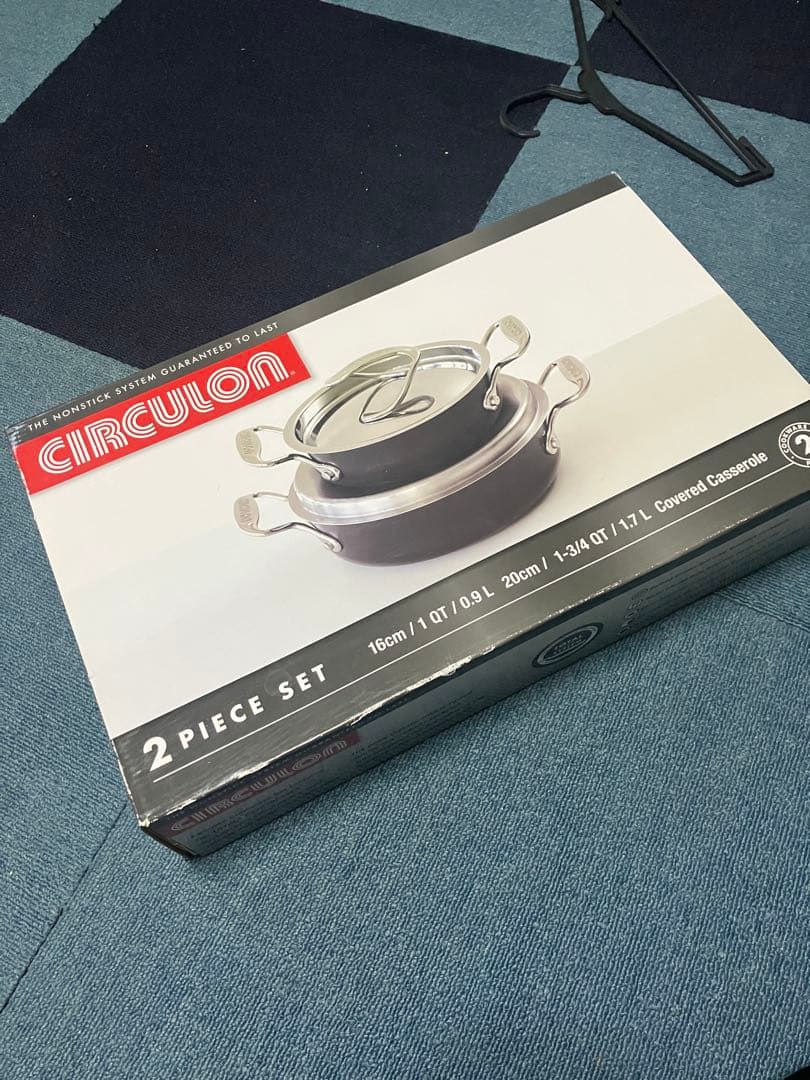 さらに値下げ　Circulon ステンレススチール 2ピース鍋セット