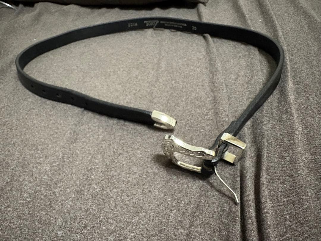 tory leatherイングリッシュブライドルレザー ベルト 30インチ