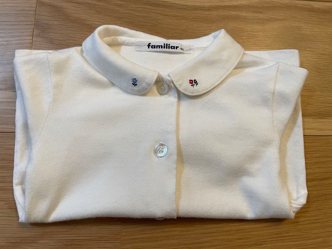 ファミリア　ワンピース、カーディガン、ブラウス３点セット　80