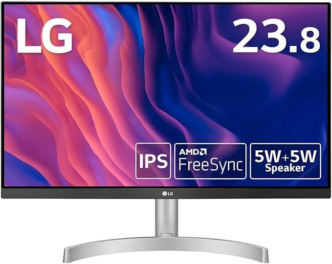 【美品】LG 23.8インチ フレームレスモニター 24ML600S-W