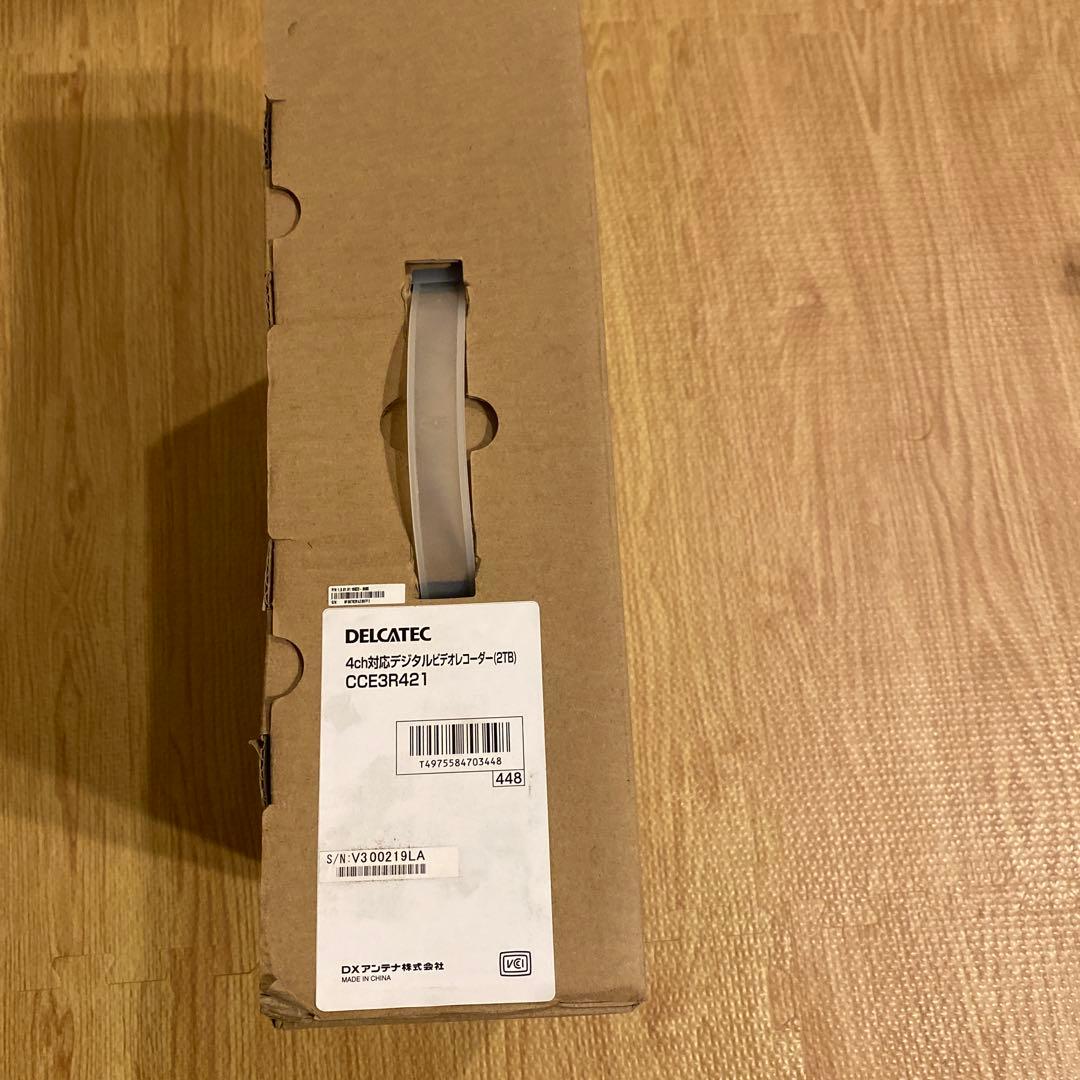 DELCA TEC 4chデジタルビデオレコーダー 2TB