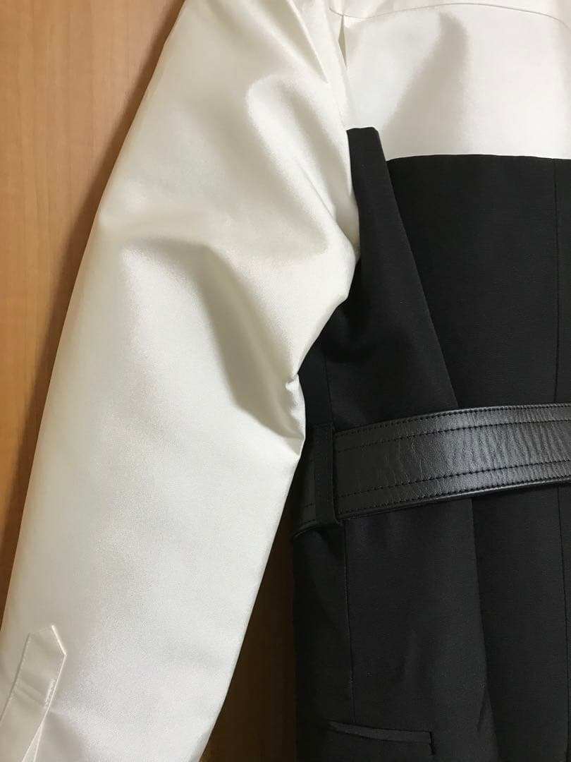 最終お値下美品sacai 22AW ジャケットドッキングブラウス 　ドレス