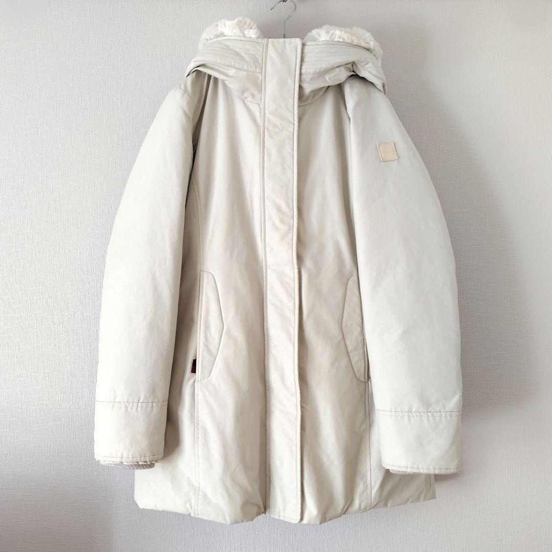 ウールリッチ ボルダーパーカ ライトグレー ホワイト WWCPS2803