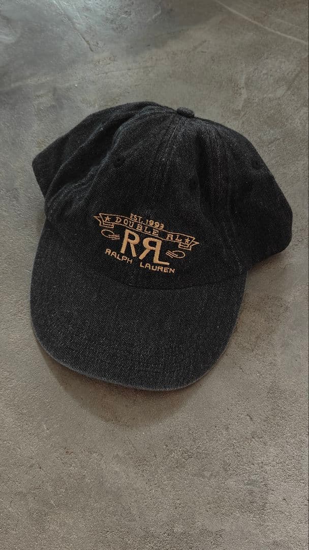 RRL ブラック コットンキャップ