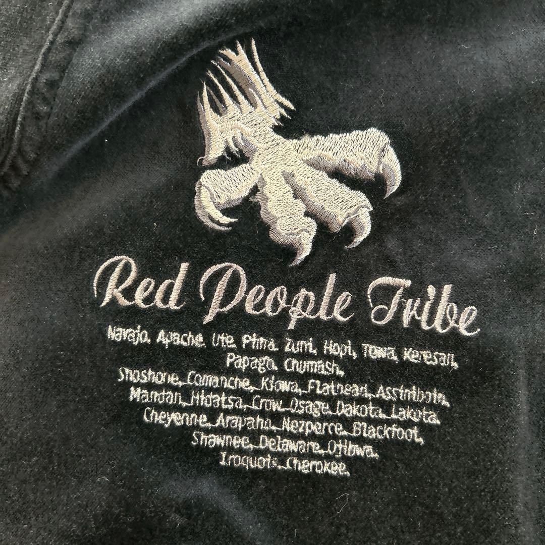 XLサイズ テッドマン　スカジャン　リバーシブル　ベロア　USA製　サテン　刺繍