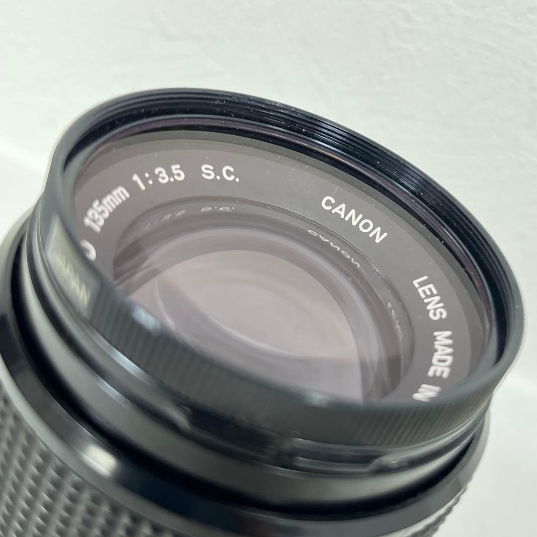 【専用ケース付】CANON LENS FD 135mm 1:3.5 S.C.