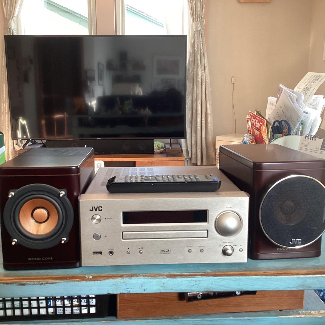 【売約済み】専用・JVCケンウッド コンポ EX-HR5 ウッドコーン