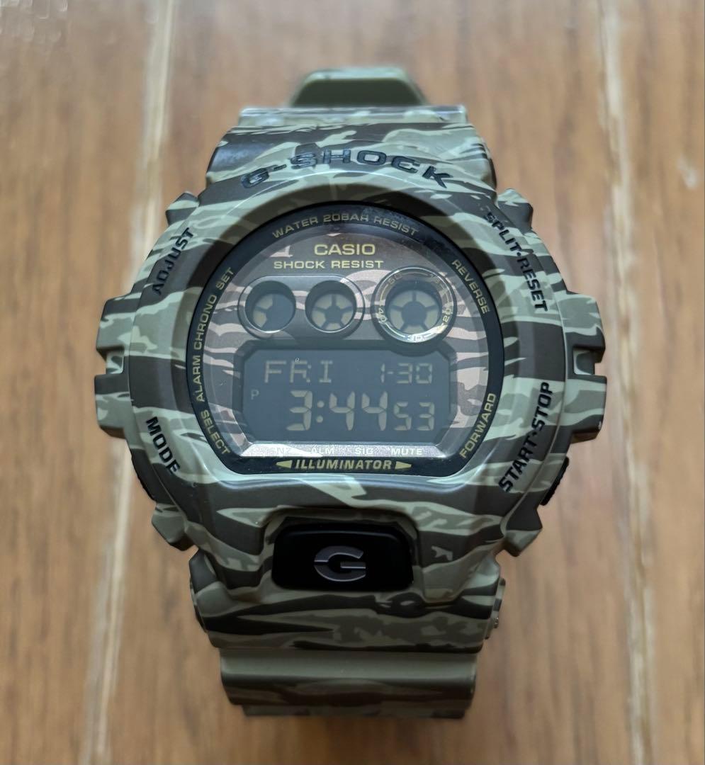 CASIO G-SHOCK カモフラージュ迷彩デジタル腕時計