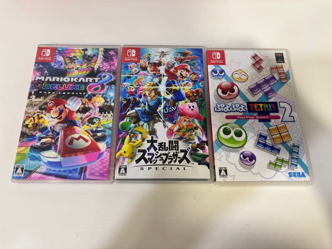 Nintendo Switch 本体 グレー +ソフト３つ