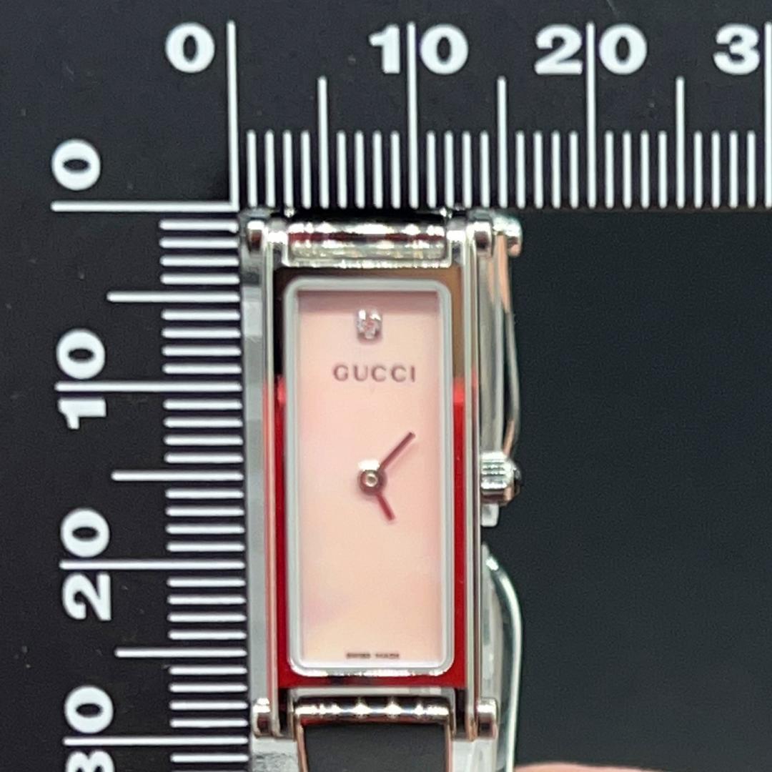 稼働【美品】GUCCI グッチ 時計 1500L シェル文字盤 レディース