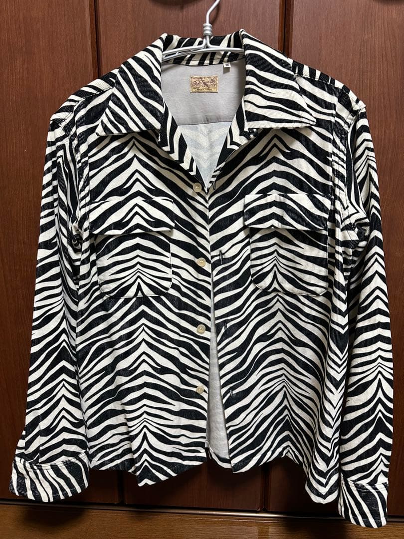 【週末セール】【極美品/入手困難】スタイルアイズ ゼブラ柄 コーデュロイシャツ