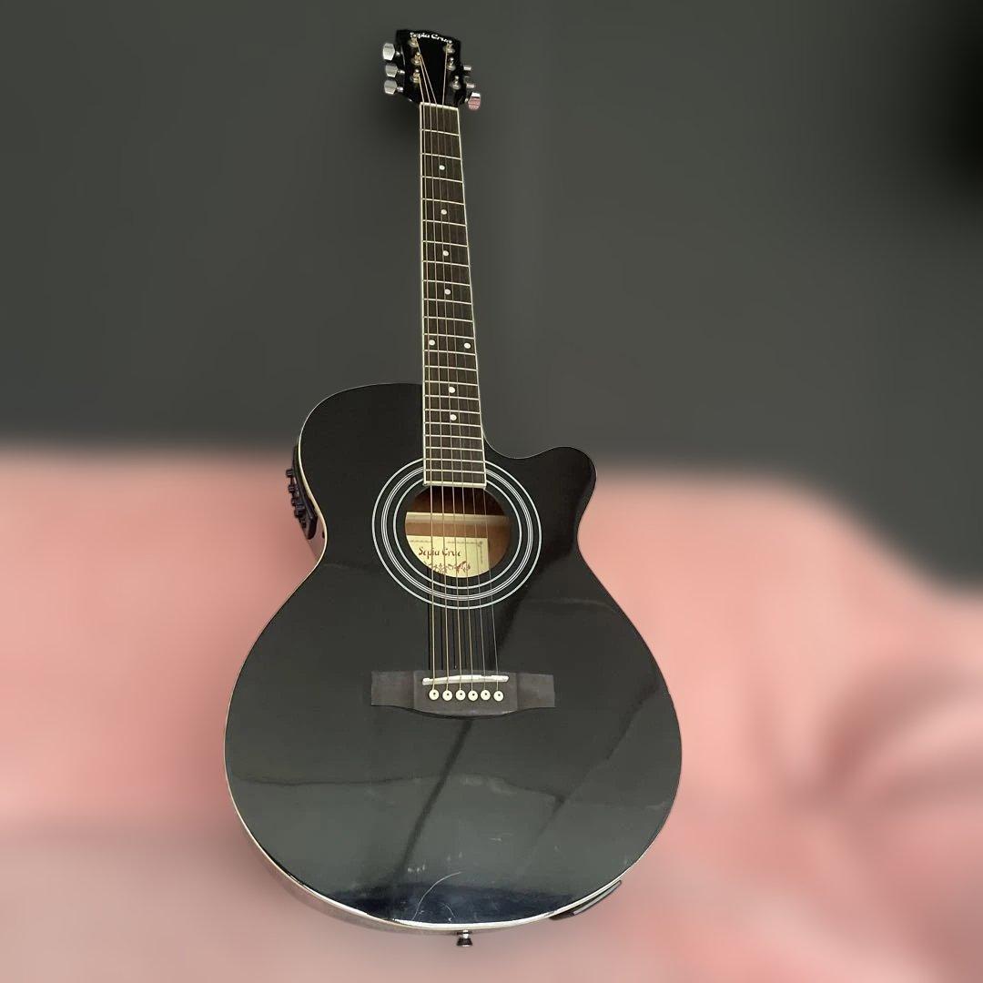 Sepia Crue アコースティックギターEAW-01 ブラック