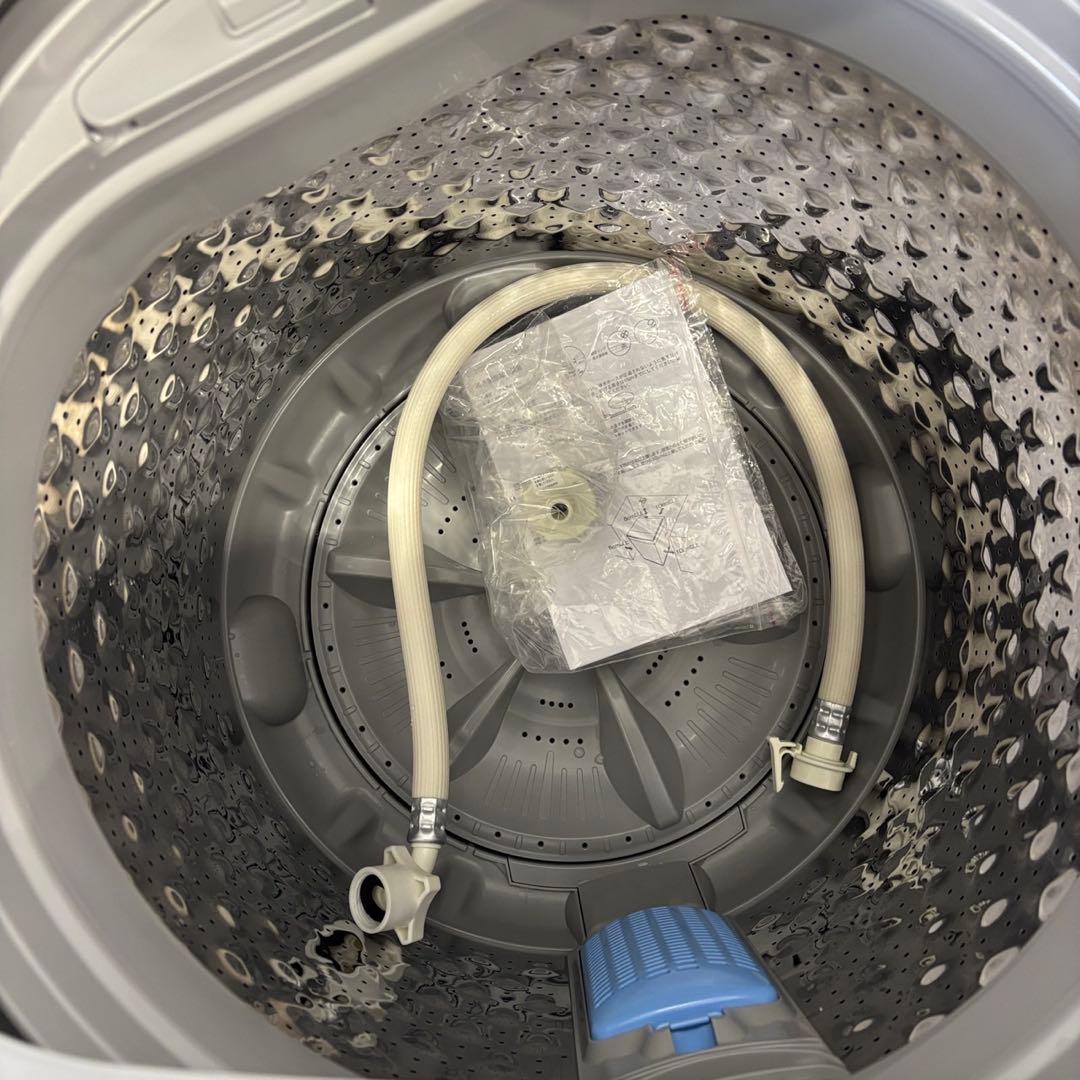 102　洗濯機　6kg　一人暮らし　 白　綺麗　中古　25年製　設置無料　安い‼️