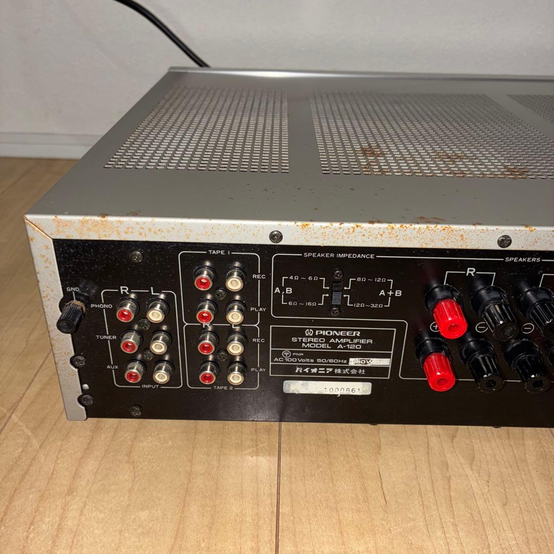完動品パイオニア　プリメインアンプ　A-120希少アンプです　ノンスイッチング