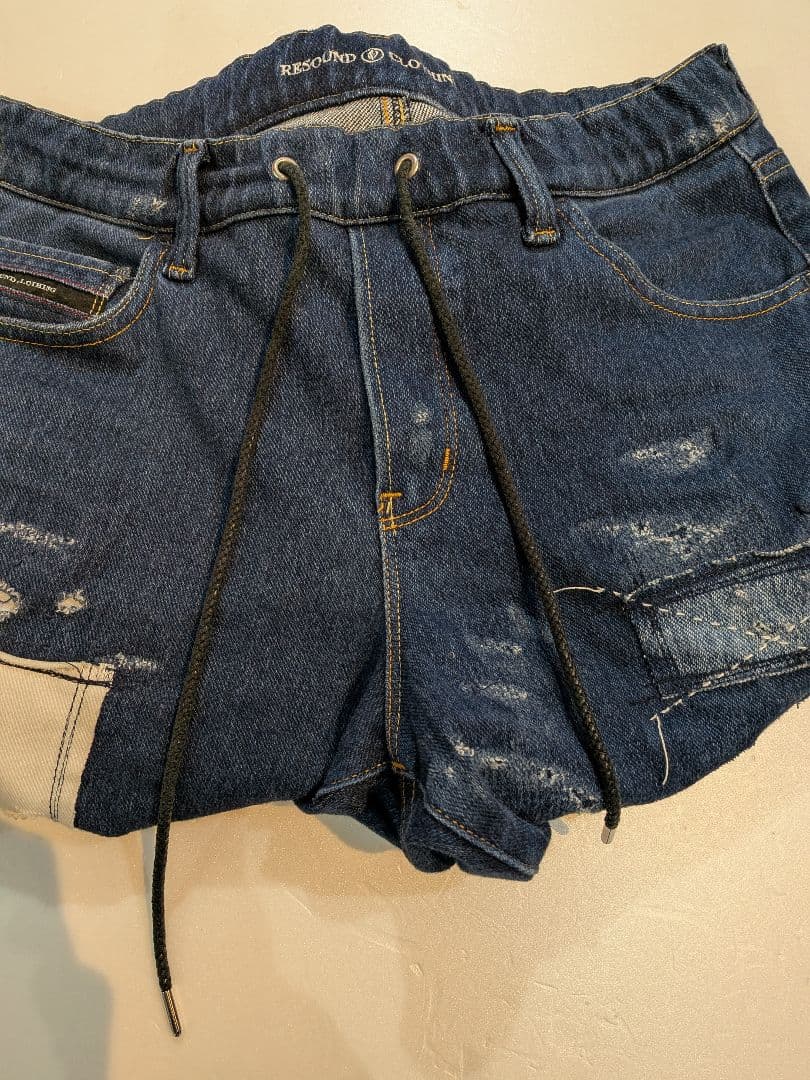 RESOND CLOTHING リサウンドクロージング　クラッシュ　ジーンズ　M