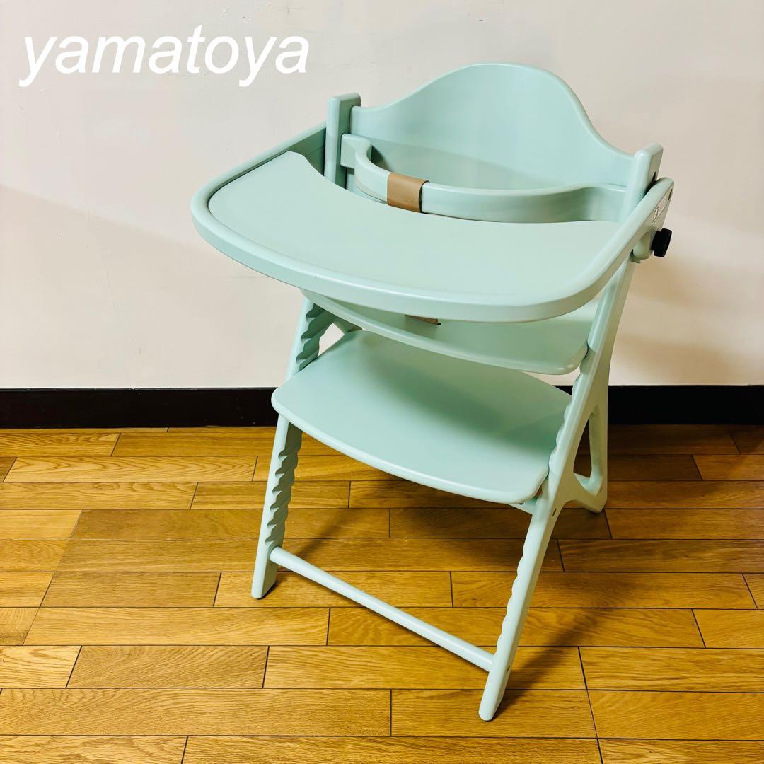 【美品】大和屋 yamatoya アッフルチェア ハーブグリーン 説明書付き