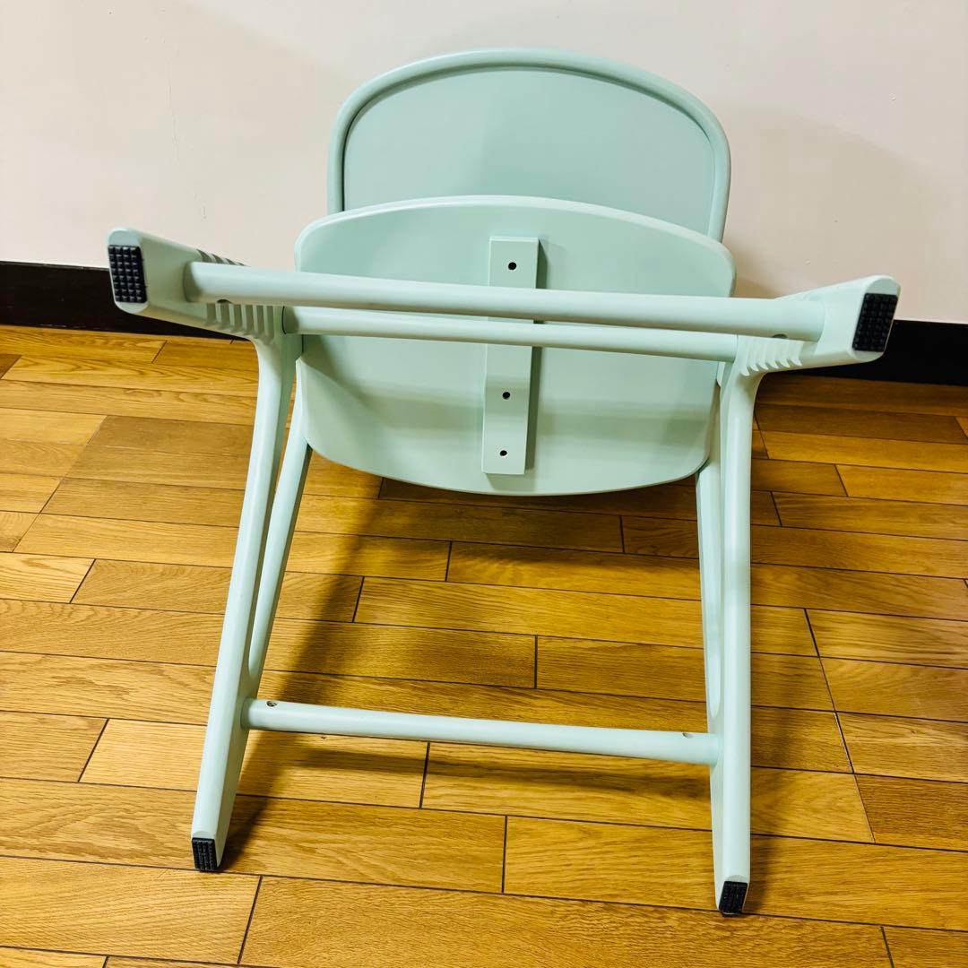 【美品】大和屋 yamatoya アッフルチェア ハーブグリーン 説明書付き