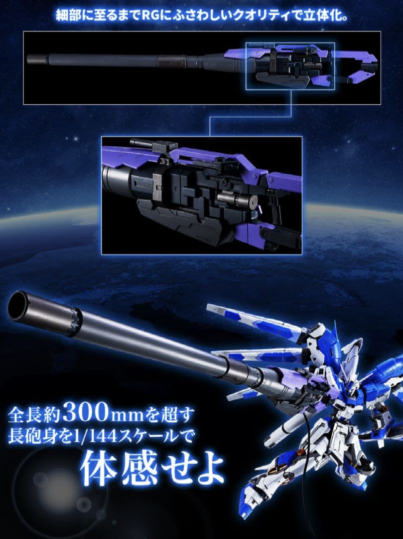空*様 ＲＧ 1/144 Hi-νガンダム ハイパー・メガ・バズーカ・ランチャー