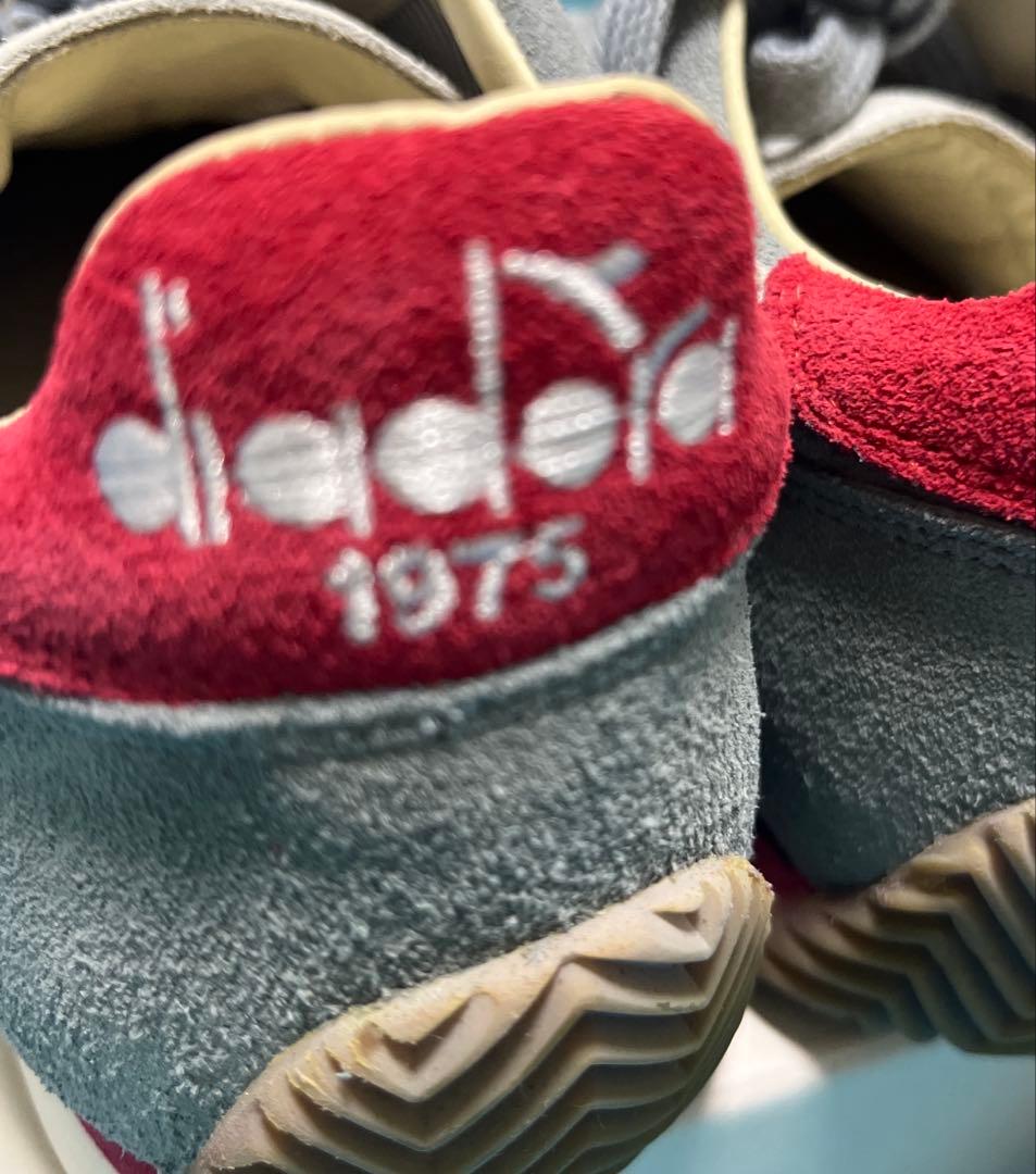 diadora Heritage スニーカー グレー/レッド　イタリア