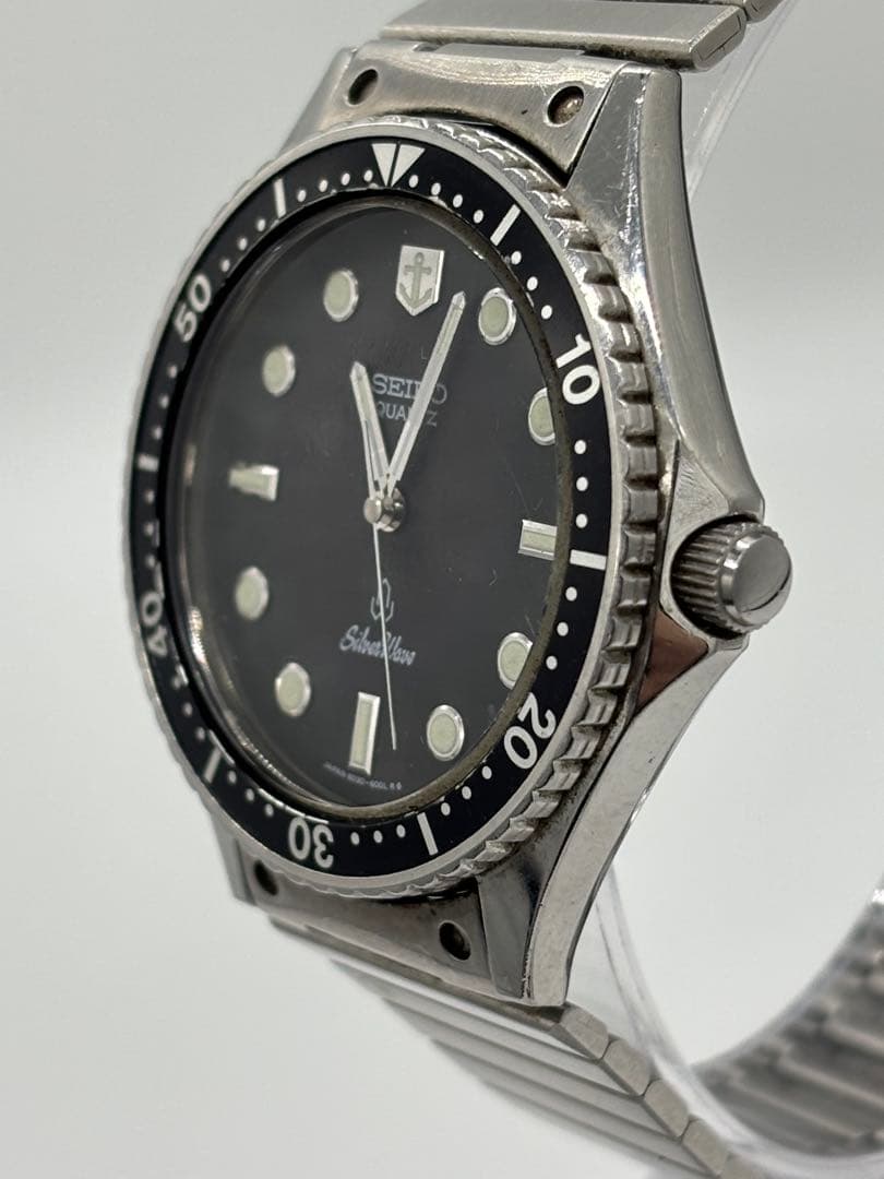 【美品】セイコー シルバーウェーブ クォーツ【6030-6000】稼働品 メンズ