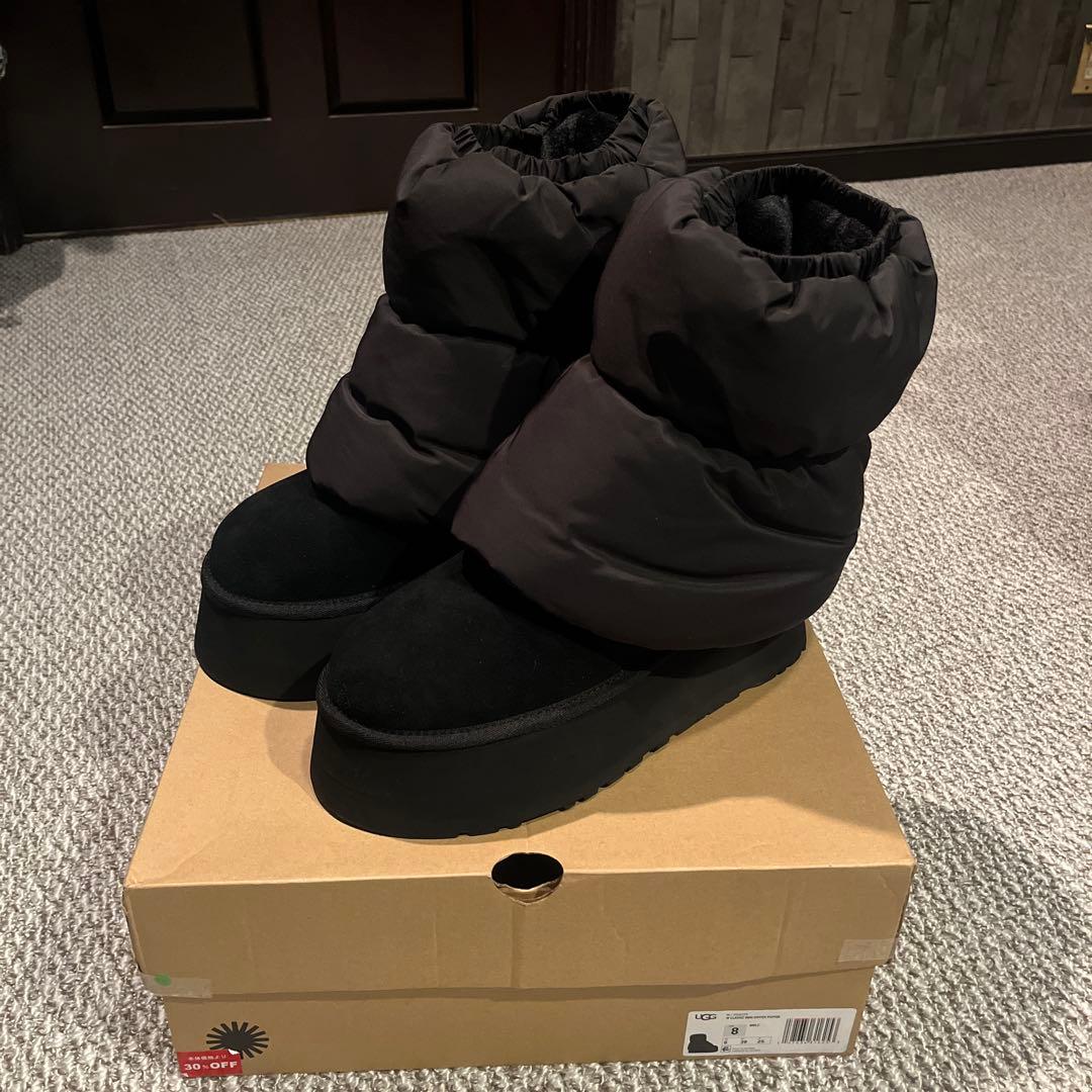 アグ　ムートンブーツ　レッグウォーマー付き