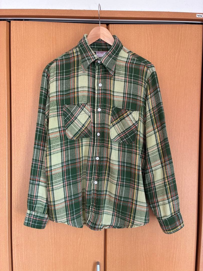 70s ビッグマック　ネルシャツ　　L ビンテージ　ヴィンテージ