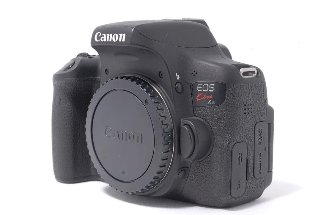 キヤノン Kiss X8i☆美品✨高性能STM標準レンズ付 Wi-Fi タッチ♪