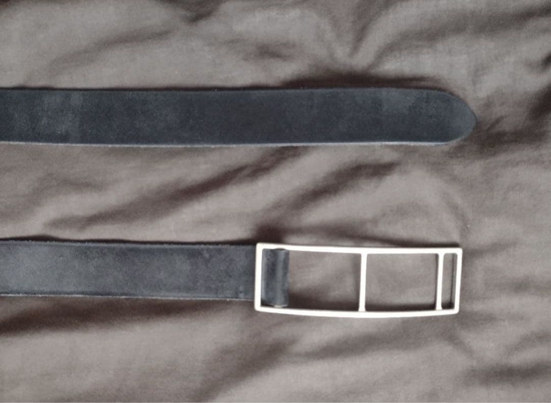 マルジェラ Margiela 11 メンズ スエードベルト Mサイズ 無段階調整