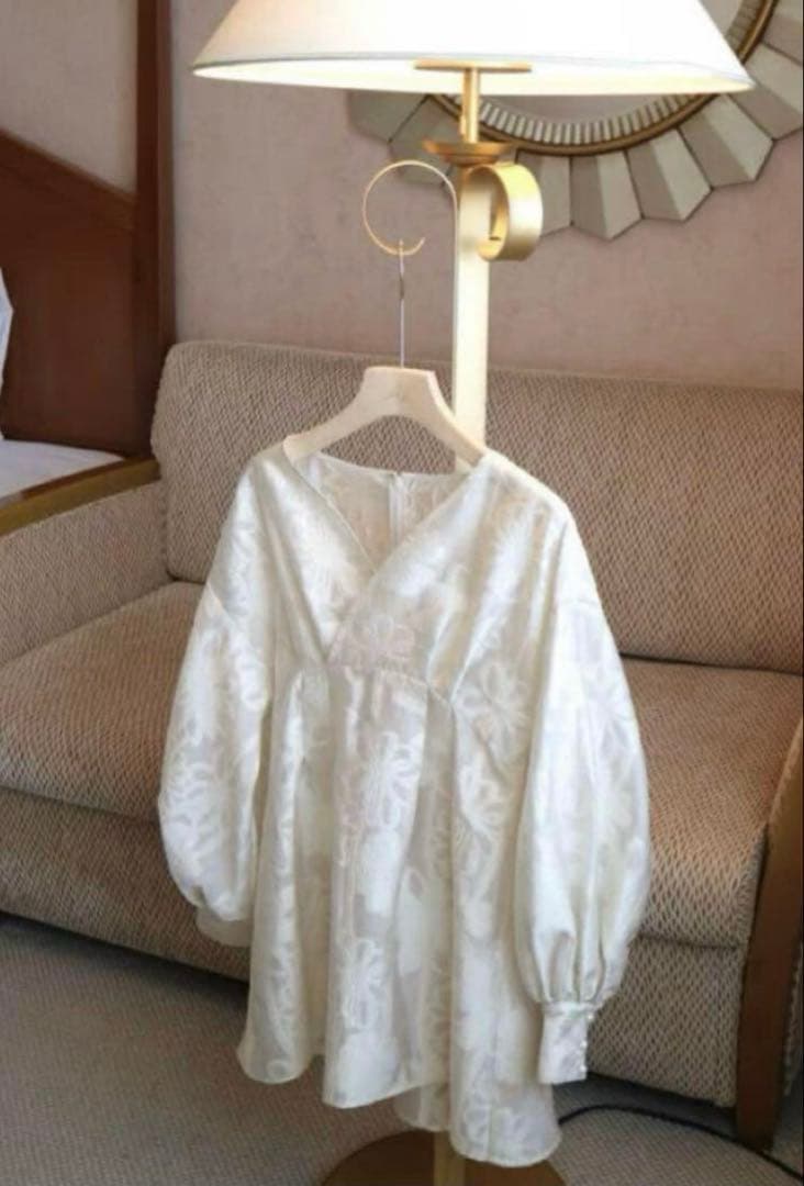 トップス Acka. jacquard mini dress