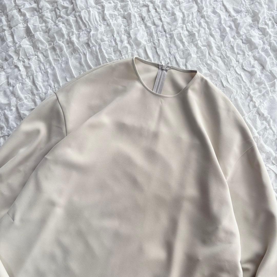 【1度着用のみ美品】 フレームワーク ダブルクロスタックスリーブブラウス