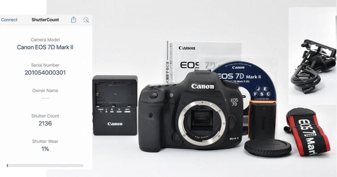15688 Canon EOS 7D Mark II キヤノン 2136ショット