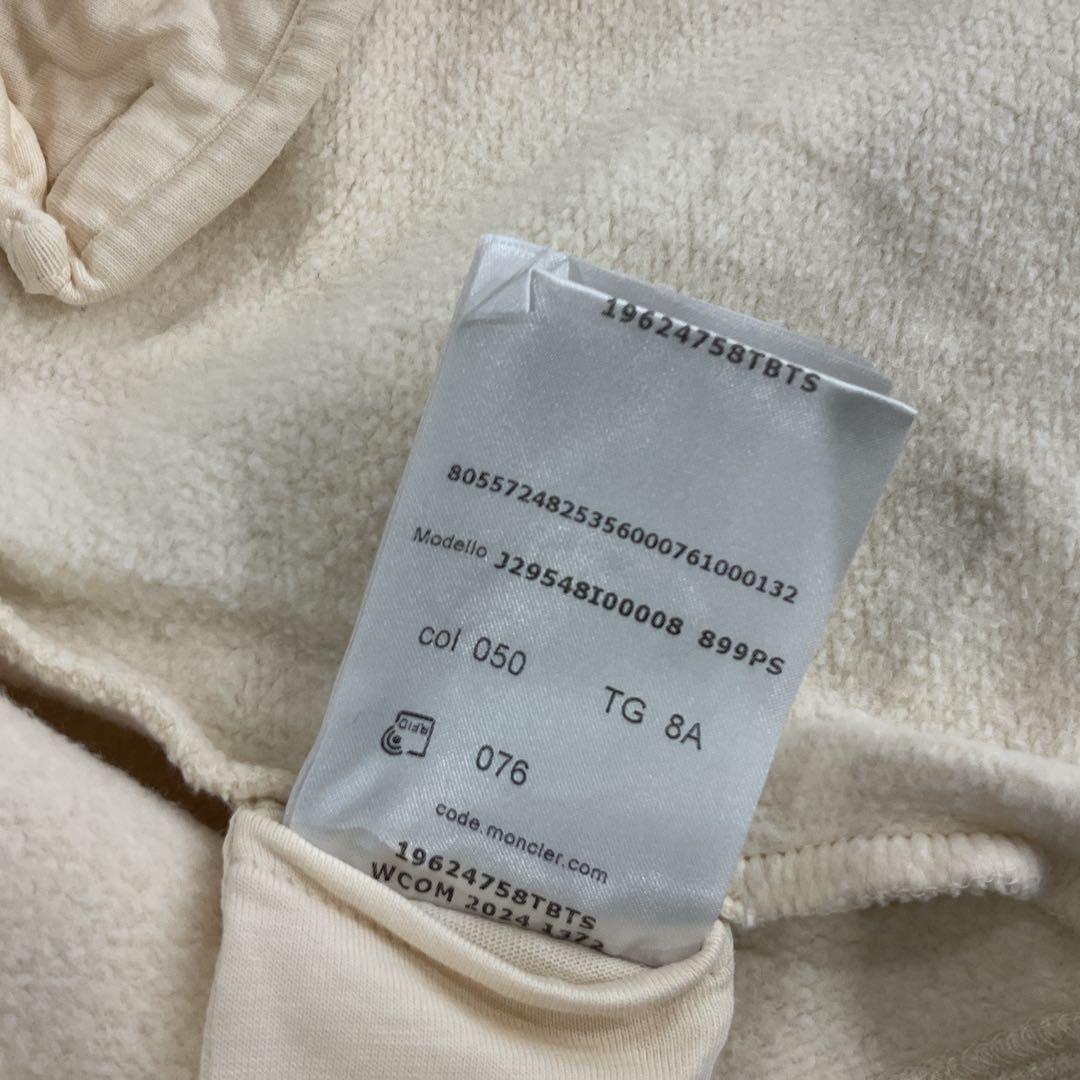 S*】様 MONCLERフード付きワンピース 8A 130cmモンクレール　チル