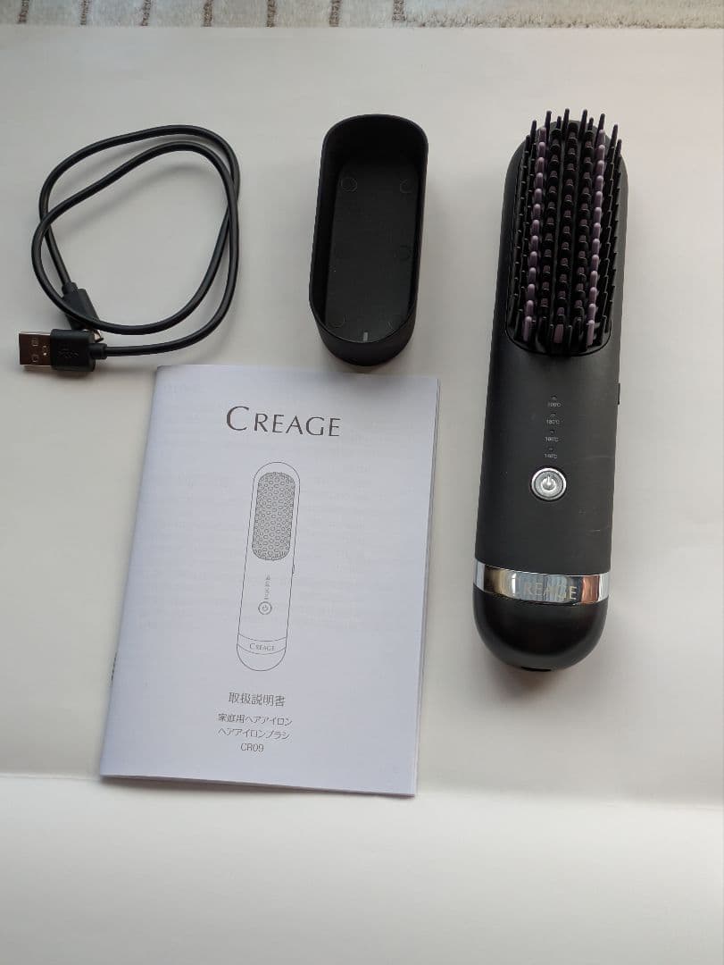 クリアージュ、コードレス ヘアアイロンブラシ