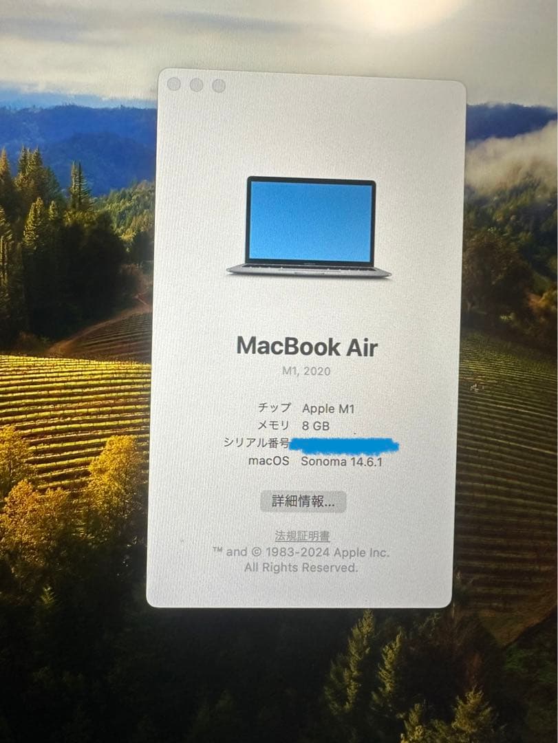 Macbook air M1 13inch【超美品！】
