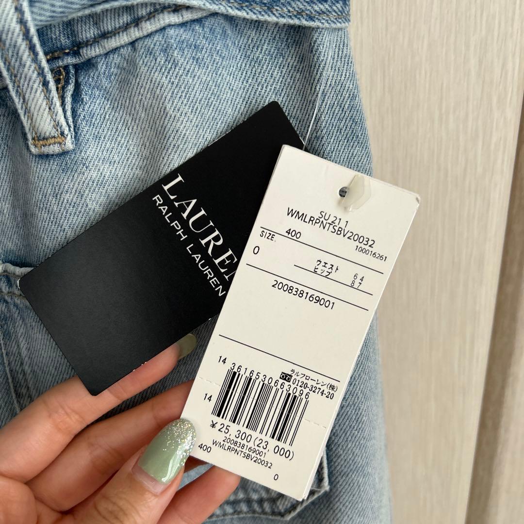【新品未使用】Ralph Lauren デニムワイドパンツ