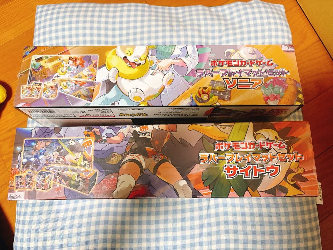 【匿名配送】【新品未開封】ポケカ　ラバープレイマットセット　ソニア・サイトウ