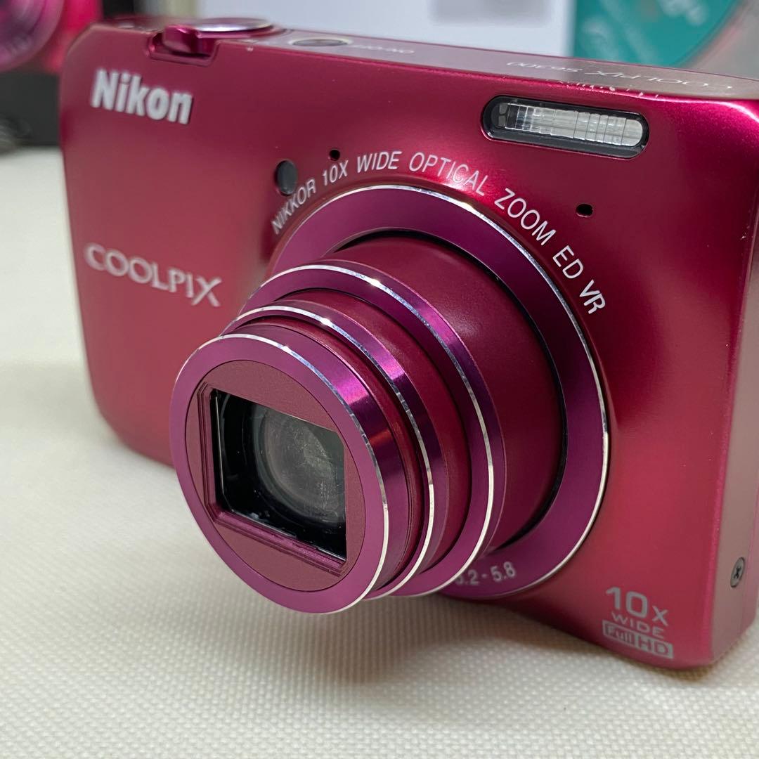 【極美品】Nikon COOLPIX S6300 ピンク 10倍光学ズーム