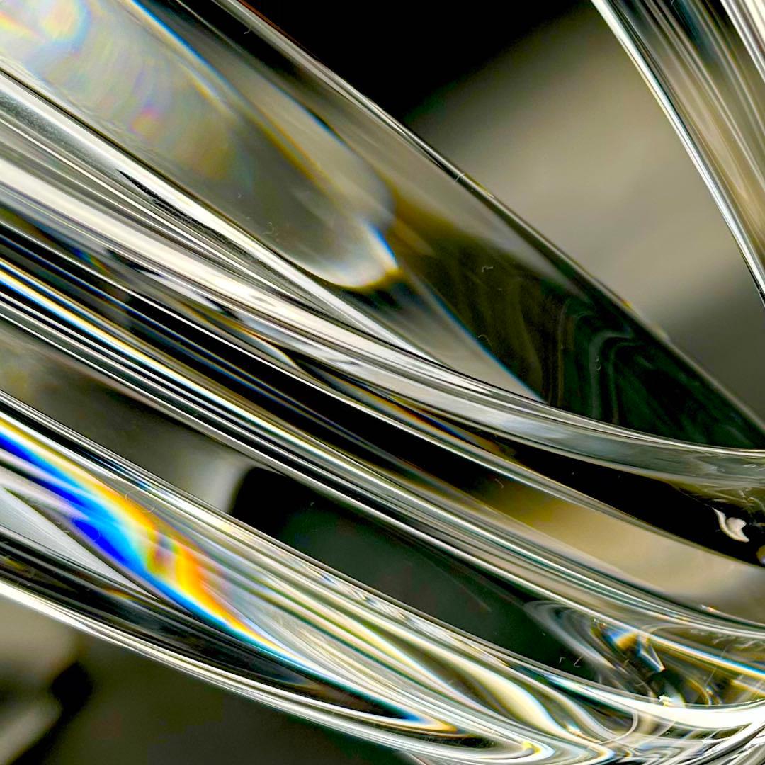 希少【極上美品】スチューベン芸術品　クリスタル　スターストゥリーム流星　オブジェ