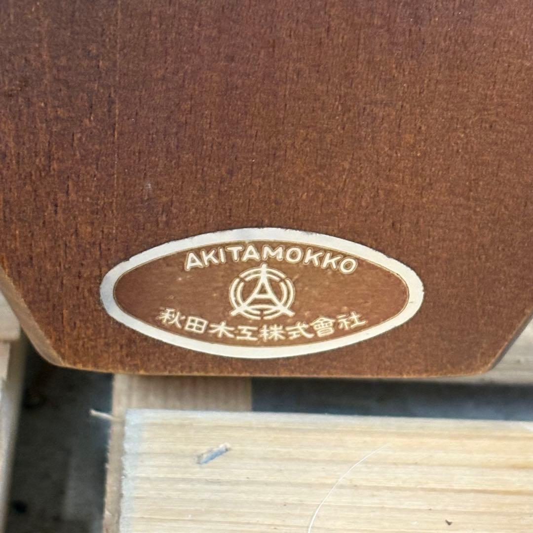 【送料込】秋田木工　ヴィンテージチェア　ダイニングチェア　椅子　アンティーク③