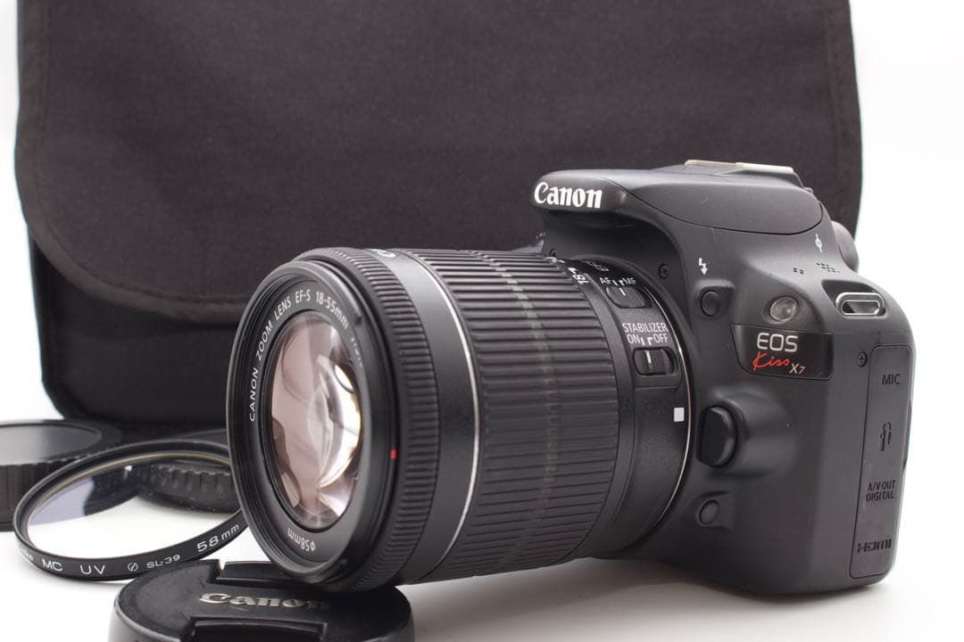 Canon EOS Kiss X7 純正レンズキット　STM スマホ転送　美品