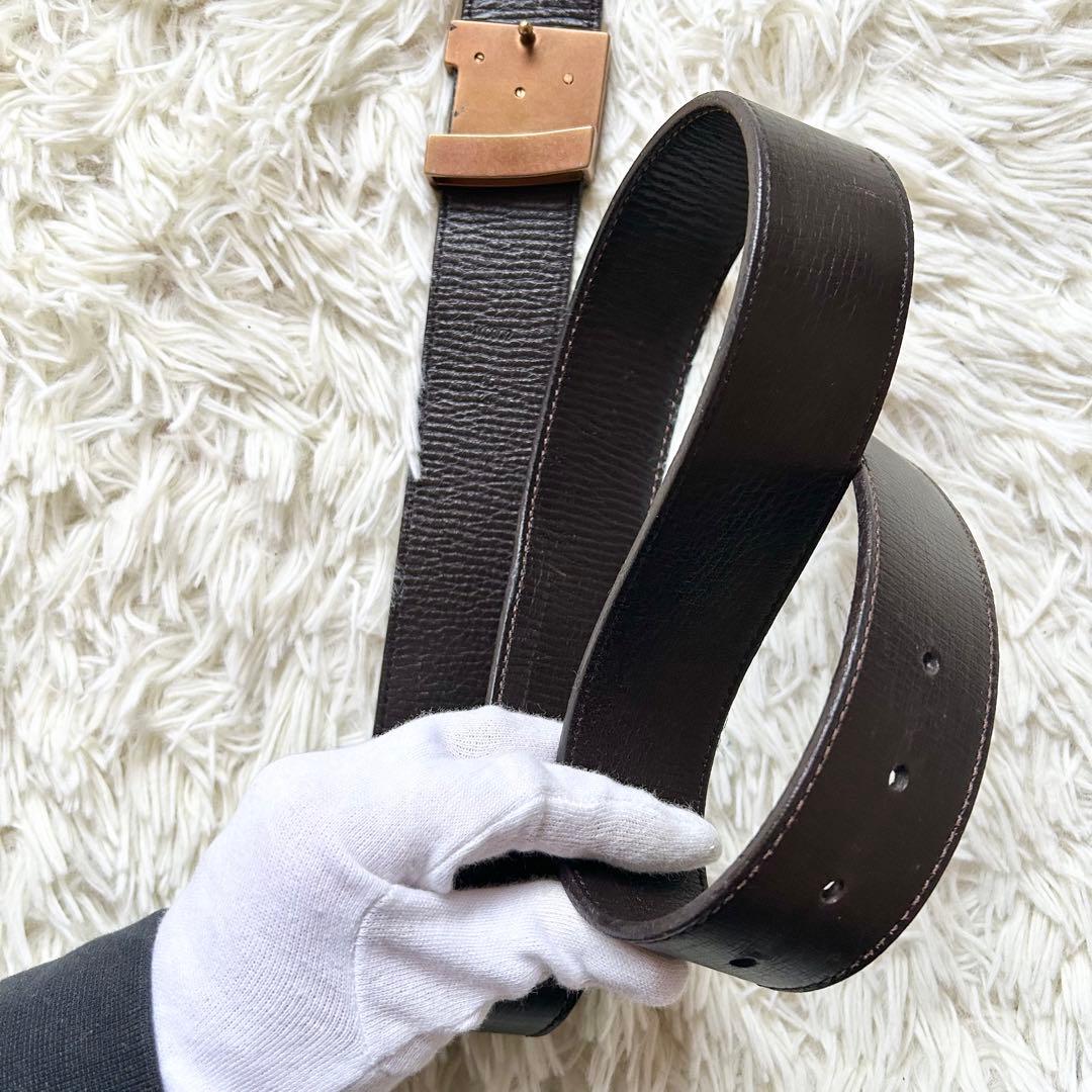 ルイヴィトン ユタ サンチュール イニシャル サイズ85 メンズ レザー ベルト