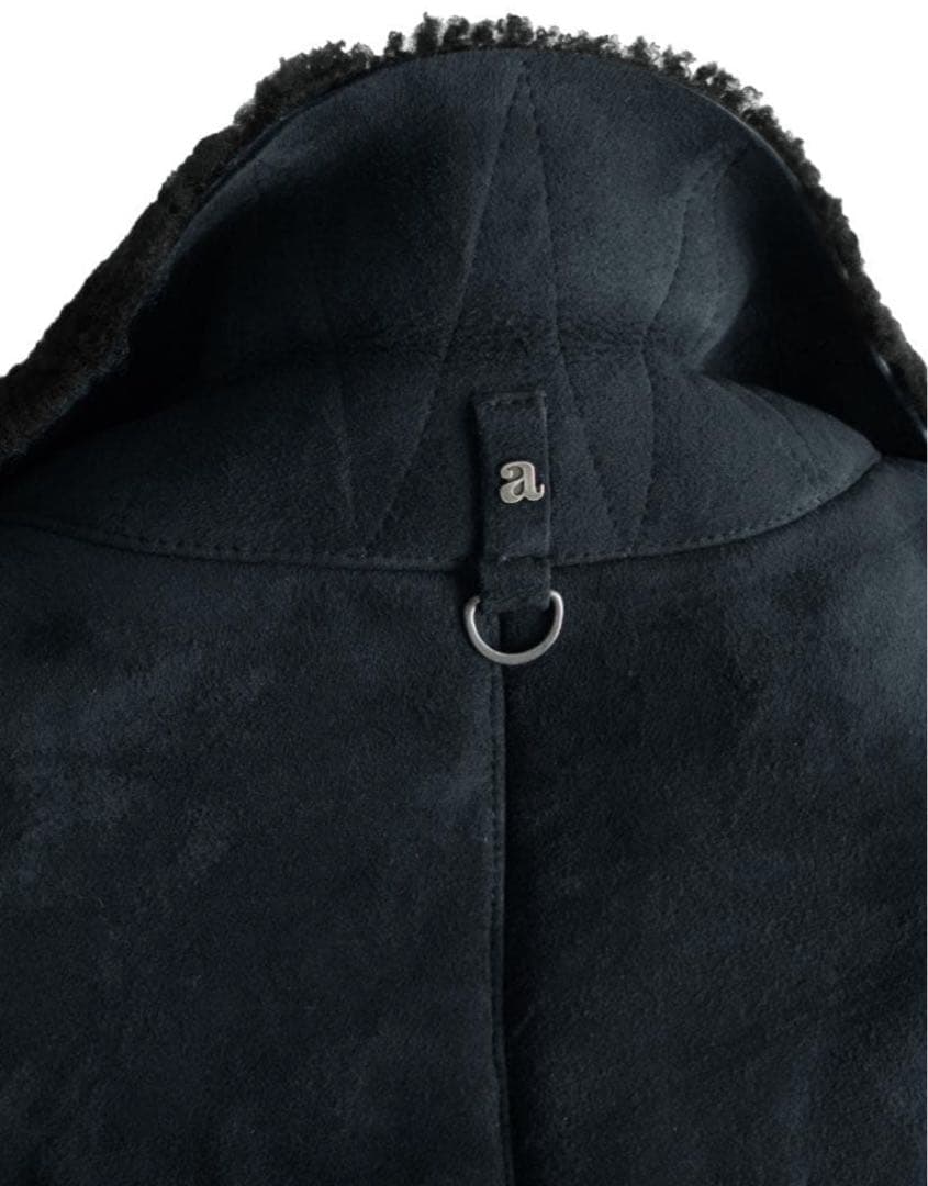 超希少allegri英国製羊革ムートンPコート未使用L