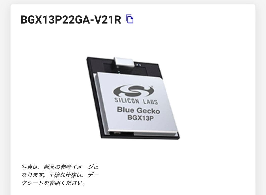 Silicon Labs BGX13P22GA-V21R 1000個