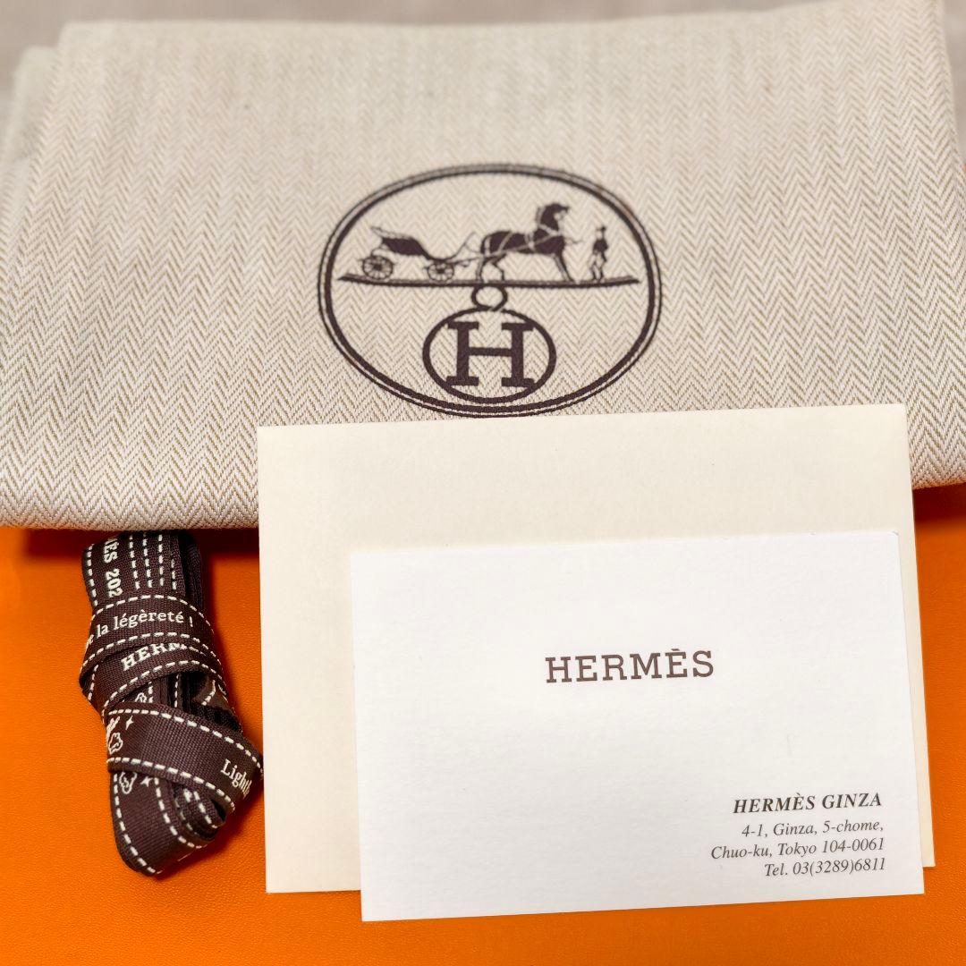 HERMES オズ ミュール 35 ピンクゴールド レザー ノワール